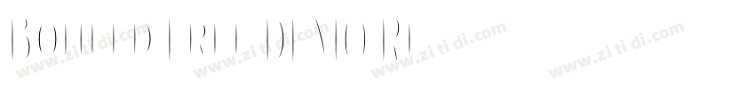 Boheld Free DEMO Re字体转换